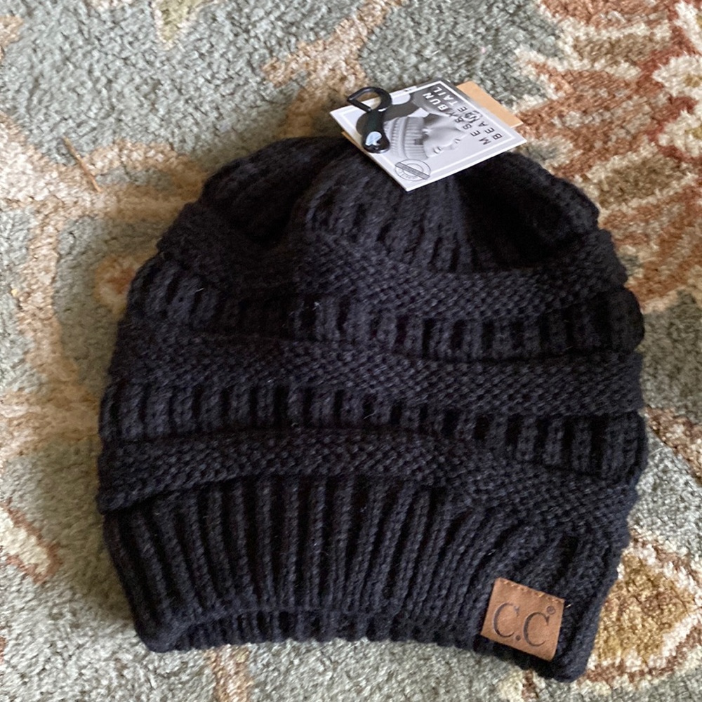 NEW messy bun hat